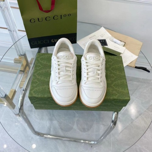 Gucci Womens Shoes Sneakers Luxury Brand Women's MAC80 sneaker in leather with Original Box Whatsapp 