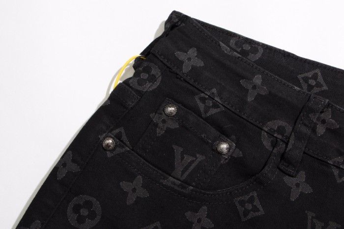 Louis Vuitton Luxury Brand Women Mens Pant Jeans   
