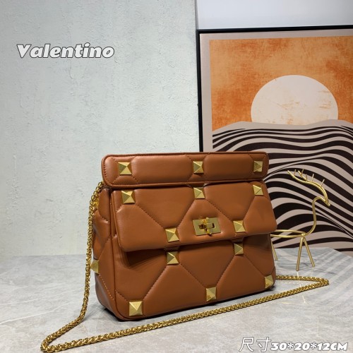 Valentino Womens Bags Crossbody Bags Handbags Luxury Brand Valentino Garavani Roman Stud with Original Box V009083#  