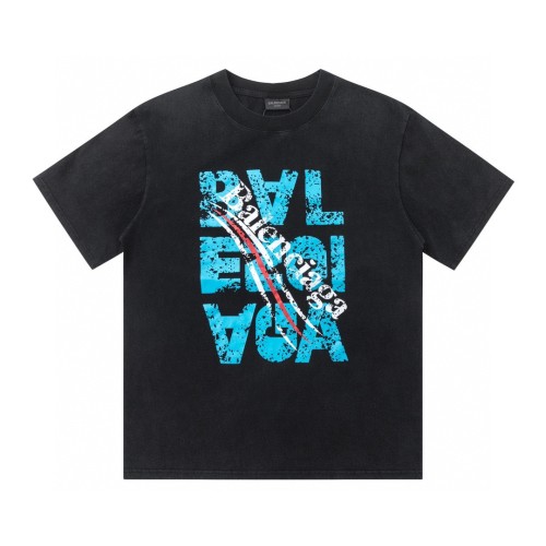 Balenciaga Luxury Brand Women Mens Short Sleeve T-Shirt   