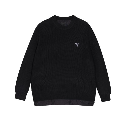 Prada Men Womens Sweater Luxury Brand Womens Knitwear Top Quality   