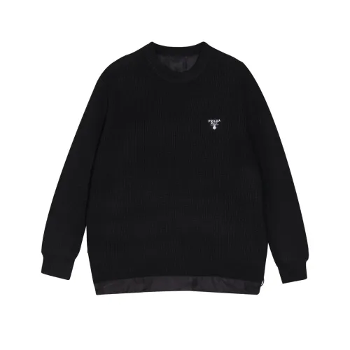 Prada Men Womens Sweater Luxury Brand Womens Knitwear Top Quality   