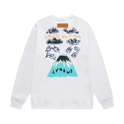Louis Vuitton Womens Mens Long Sleeve Sweatshirt Luxury Brand Mens Sweatshirts   