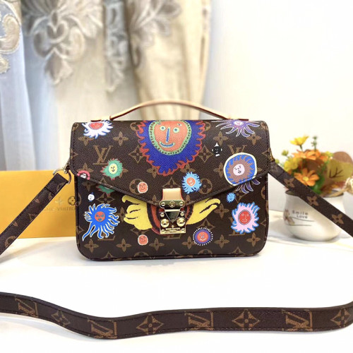 Louis Vuitton Womens Bags Crossbody Bag POCHETTE MÉTIS Monogram canvas Luxury Brand Messenger Shoulder Bags with Original Box  