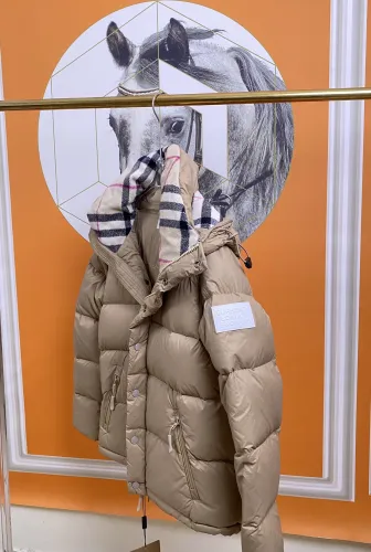 Burberry Women Mens Coat Hoodie Luxury Brand Mens Down Jacket Top Quality   