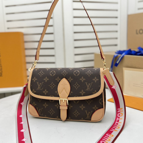 Louis Vuitton Womens Bags Luxury Brand DIANE M45985 Monogram coated canvas with Original Box