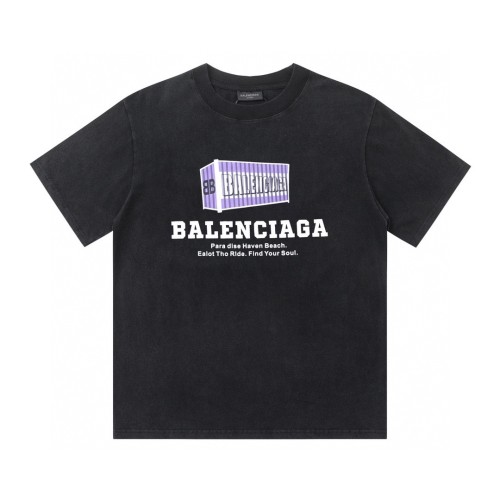 Balenciaga Luxury Brand Women Mens Short Sleeve T-Shirt   