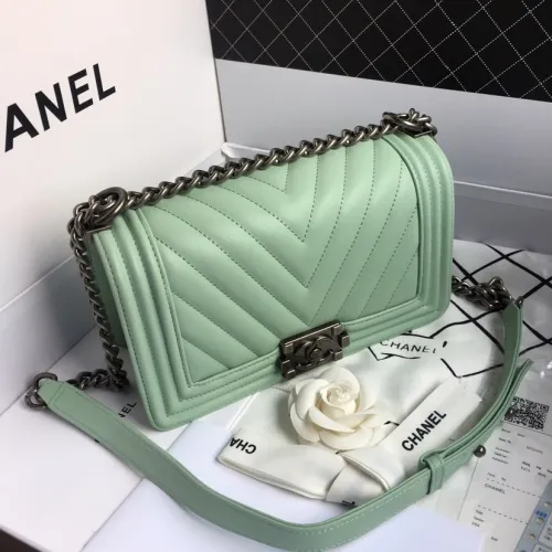 Chanel Womens Bags Crossbody Bag Luxury Brand Le Boy Chanel Handbag with Original Box