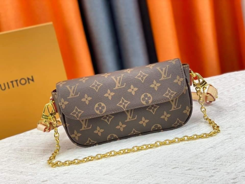 Louis Vuitton Womens Bags Messenger Shoulder Bags Luxury Brand Wallet On Chain Ivy with Original Box M81911