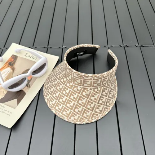 Fendi Womens Visor Hat Luxury Brand Design Fendi Cap with Original Box  