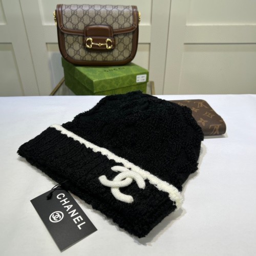 Chanel Womens Hats Luxury Brand Knit Hat with Original Box  