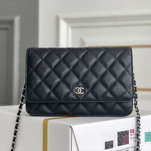 Chanel Womens Bags Crossbody Bag Wallet on Chain Classic CF Luxury Brand with Original Box  