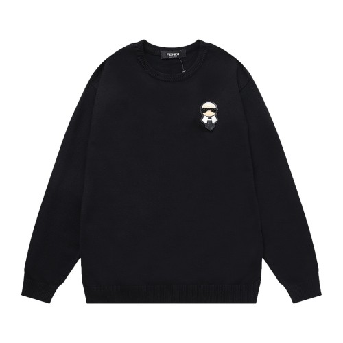 Fendi Women Mens Sweaters Knitwears Luxury Brand Mens Knitwear Top Quality   