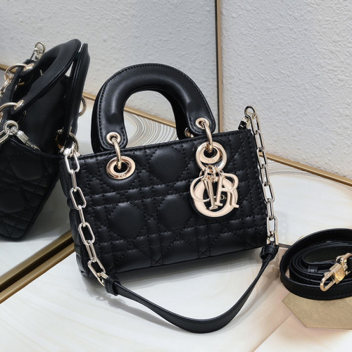 Dior Womens Bags Handbags Luxury Fashion MINI LADY DIOR BAG M0505OWCB_M323 with Original Box  