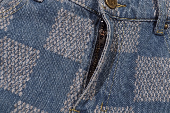 Louis Vuitton Luxury Brand Women Mens Pant Jeans   