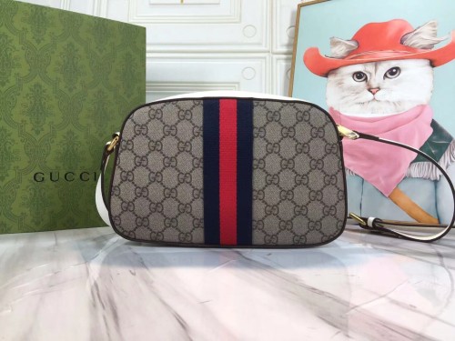 Gucci Womens Mens Bags Travel Handbags Luxury Brand GG Ophidia small shoulder bag 681064 96IWT 9794 with Original Box