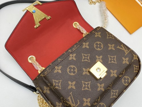 Louis Vuitton Womens Bags Messenger Shoulder Bags PASSY Luxury Brand with Original Box Monogram coated canvas