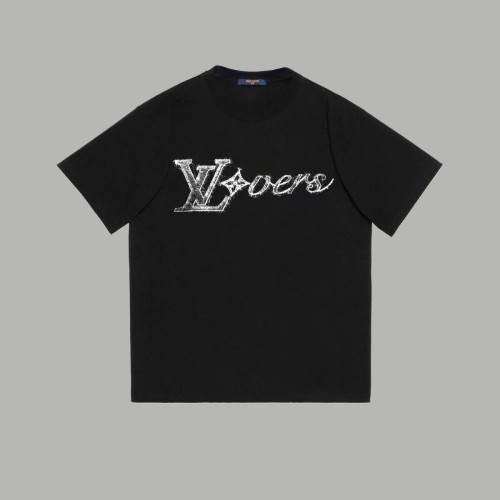 Louis Vuitton Luxury Brand Men Womens Short Sleeve T-Shirt   