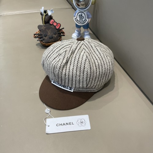 Chanel Womens Hats Luxury Brand Beret Hat with Original Box  