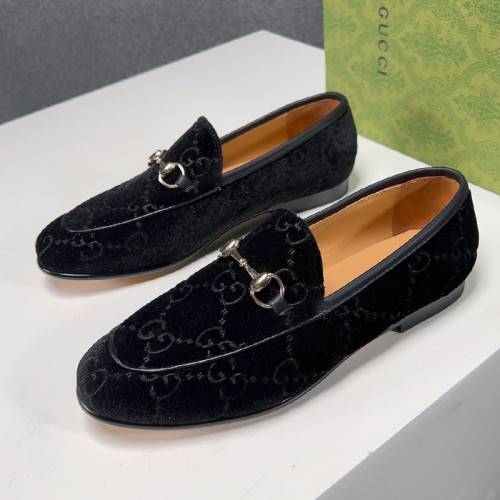 Gucci Mens Shoes Leather Design Luxury Brand Business Dress Shoes for Men with Original Box