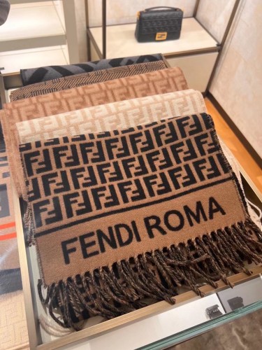 Fendi Scarves Men Womens Fashion Scarf072