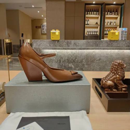 Prada Womens Shoes Sandals Casual Luxury Brand Pumps 8cm Heel with Original Box Whatsapp 