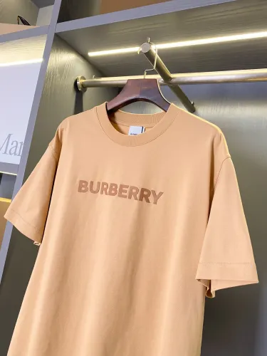 Burberry Luxury Brand Women Mens Short Sleeve T-Shirt Logo Cotton T-shirt   