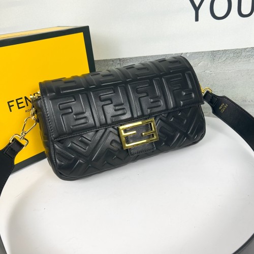 Fendi Womens Bag Shoulder Bags Luxury Brand Baguette leather bag Fashion Bags for Women with Original Box 8BR600A72VF15ZW