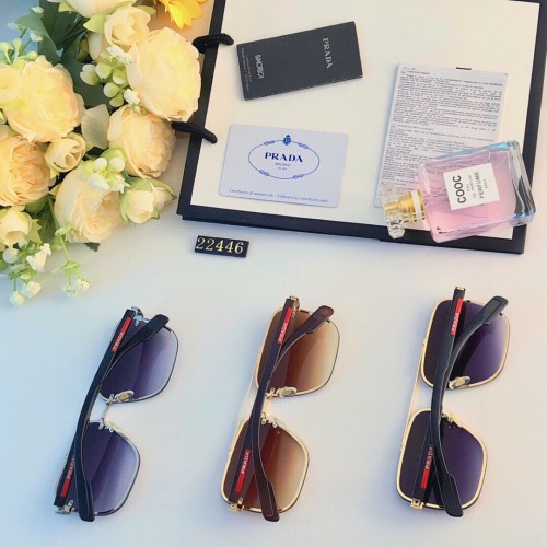 Prada Sunglasses Luxury Brand Men Womens Sunglasses with Original Box  
