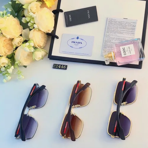 Prada Sunglasses Luxury Brand Men Womens Sunglasses with Original Box  