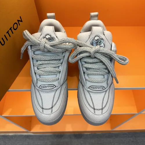 Louis Vuitton Mens Shoes Fashion Sneakers Design Luxury Brand LV TRAINER Skate SNEAKER Mix of materials with Original Box 1AB9XJ  