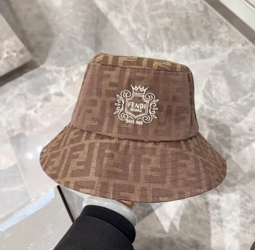 Fendi Men Womens Bucket Hat Luxury Brand Design Fendi Cap with Original Box  