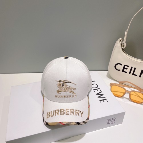 Burberry Womens Mens Cap Baseball Hat Luxury Brand with Original Box  