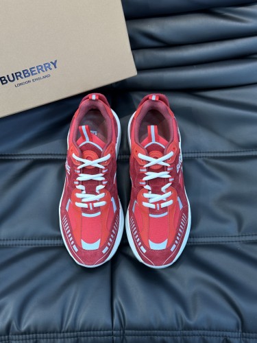 Burberry Men Shoes Fashion Sneakers Luxury Brand Vintage Cotton Sneaker with Original Box Whatsapp 