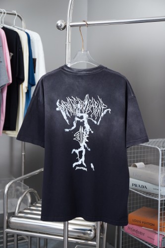Balenciaga Luxury Brand Women Mens Short Sleeve T-Shirt   