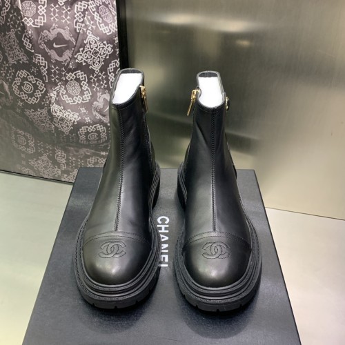 Chanel Womens Shoes Boots Luxury Brand Design with Original Box Women Fashion Ankle Boots Booties 3.5cm Heel