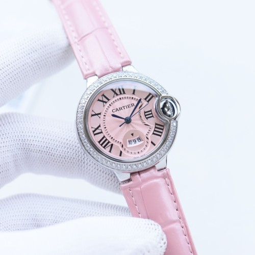 Cartier Womens Watch Luxury Brand Design Fashion Type with Original Box