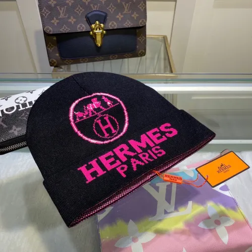 Hermes Men Womens Cap Knit Hat Luxury Brand with Original Box  