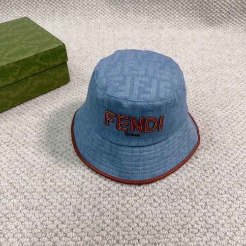 Fendi Men Womens Bucket Hat Luxury Brand Design Fendi Cap with Original Box  