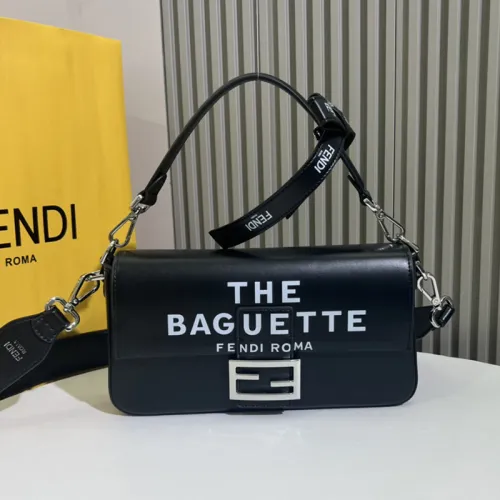 Fendi Womens Bag Shoulder Bags Luxury Brand Baguette bag Stamp Fashion Bags for Women with Original Box