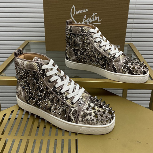 Christian Louboutin Mens Shoes Sneakers Luxury Brand Red Bottom Design Sports Footwears with Original Box
