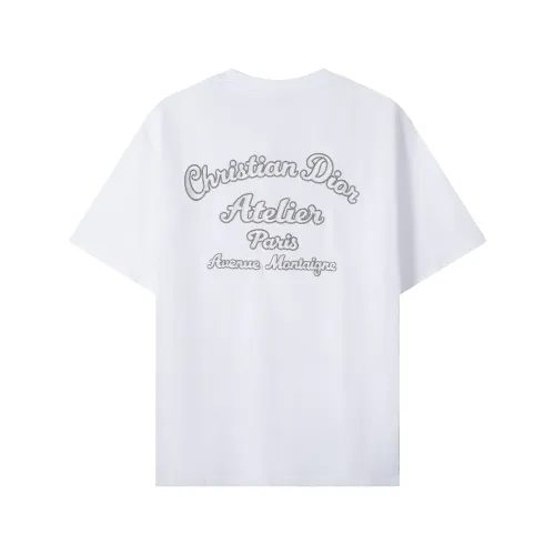 Doir Luxury Brand Women Mens Short Sleeve T-Shirt Relaxed-Fit Christian Dior Atelier T-Shirt 293J645A0677_C088   