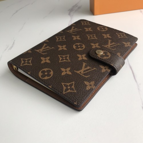 Louis Vuitton Womens Mens Bags Clutch Luxury Brand Monogram Planner Agenda Life M2004 with Original Box  