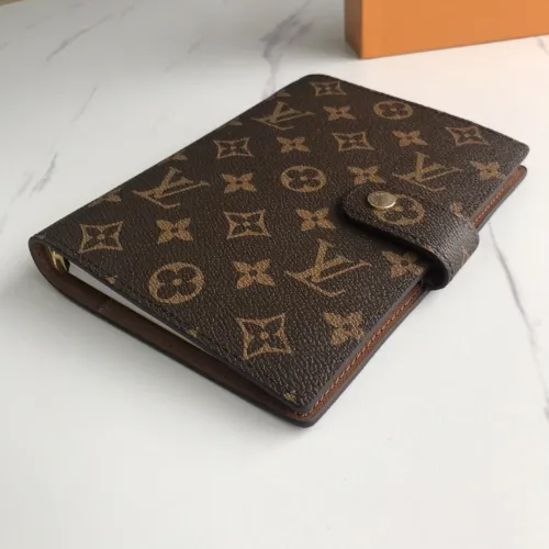 Louis Vuitton Womens Mens Bags Clutch Luxury Brand Monogram Planner Agenda Life M2004 with Original Box  