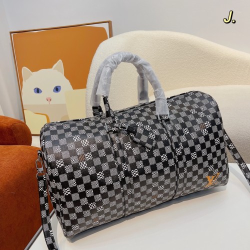 Louis Vuitton Womens and Mens Unisex Bags Luxury Brand LV Keepall Bandoulière 45 Fashion Design Travel Bag