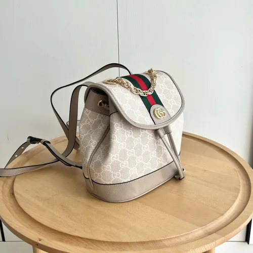 Gucci Womens Bags Backpacks Luxury Brand Gucci GG OPHIDIA MINI BACKPACK  