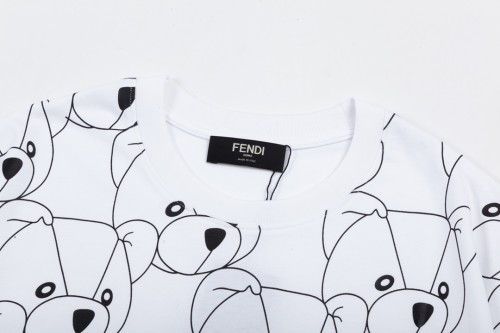 Fendi Luxury Brand Women Mens Short Sleeve T-Shirt   