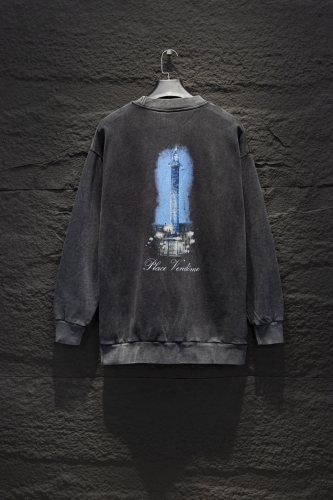 Balenciaga Womens Mens Long Sleeve Sweatshirt Luxury Brand Mens Sweatshirts   