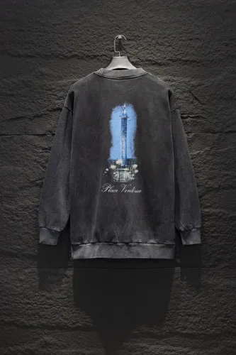 Balenciaga Womens Mens Long Sleeve Sweatshirt Luxury Brand Mens Sweatshirts   