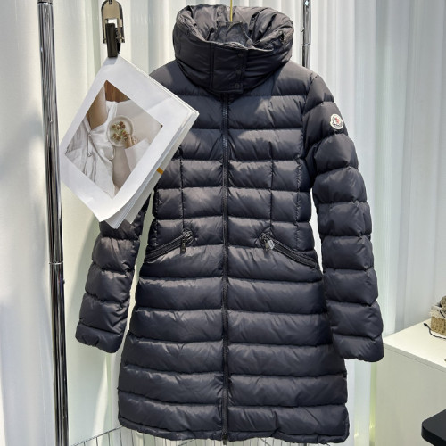 Moncler Womens Down Jacket Womens Coats Luxury Brand Fashion Design Long Down Jackets Grey